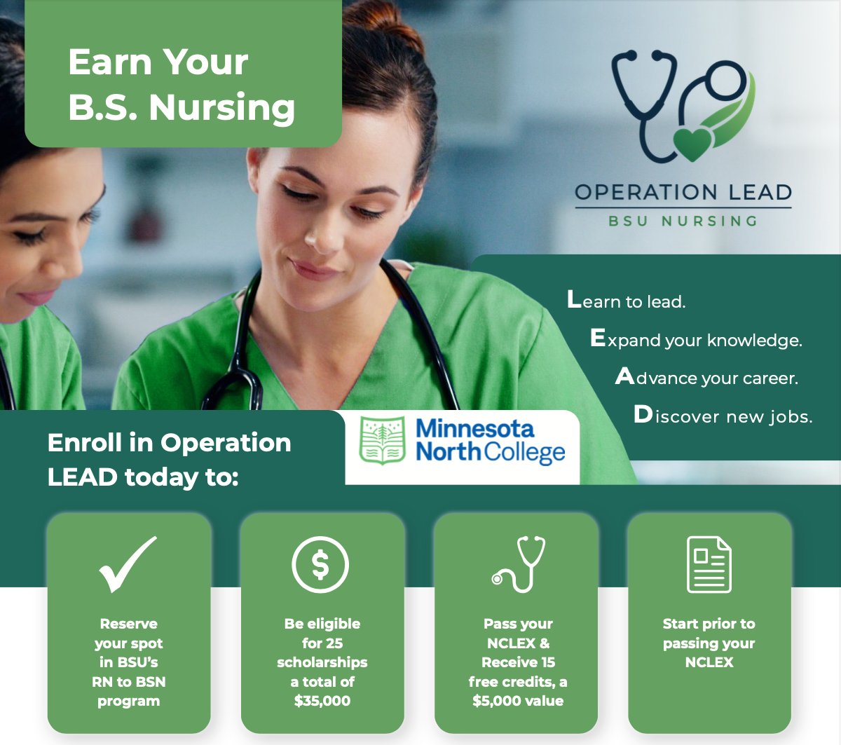 Earn your BS Nursing