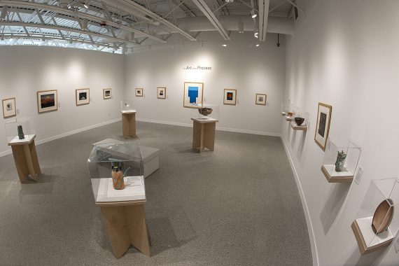 The Art of the Process exhibit, Harlow-Kleven gallery, Watermark Art Center
