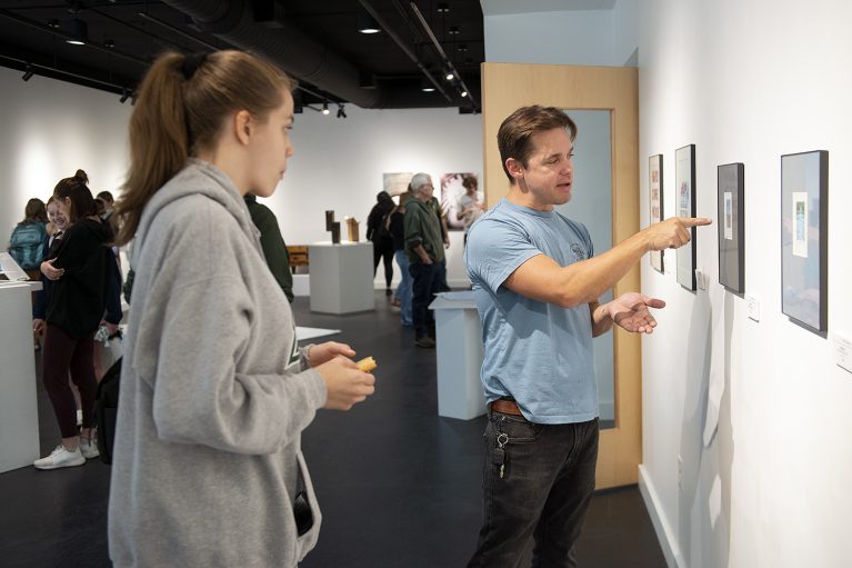 The TAD Faculty Art Show was held in the Talley Gallery on Oct. 5