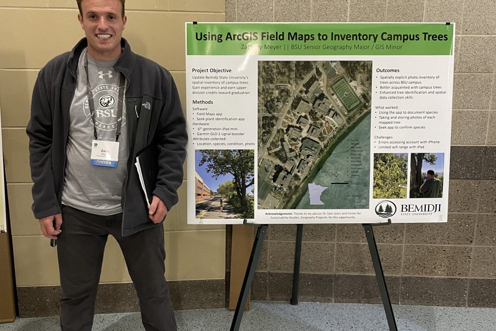 BSU Students Map Their Futures at Bemidji GIS/LIS Conference News