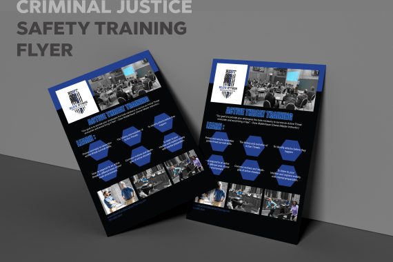 Criminal Justice Safety Training Poster